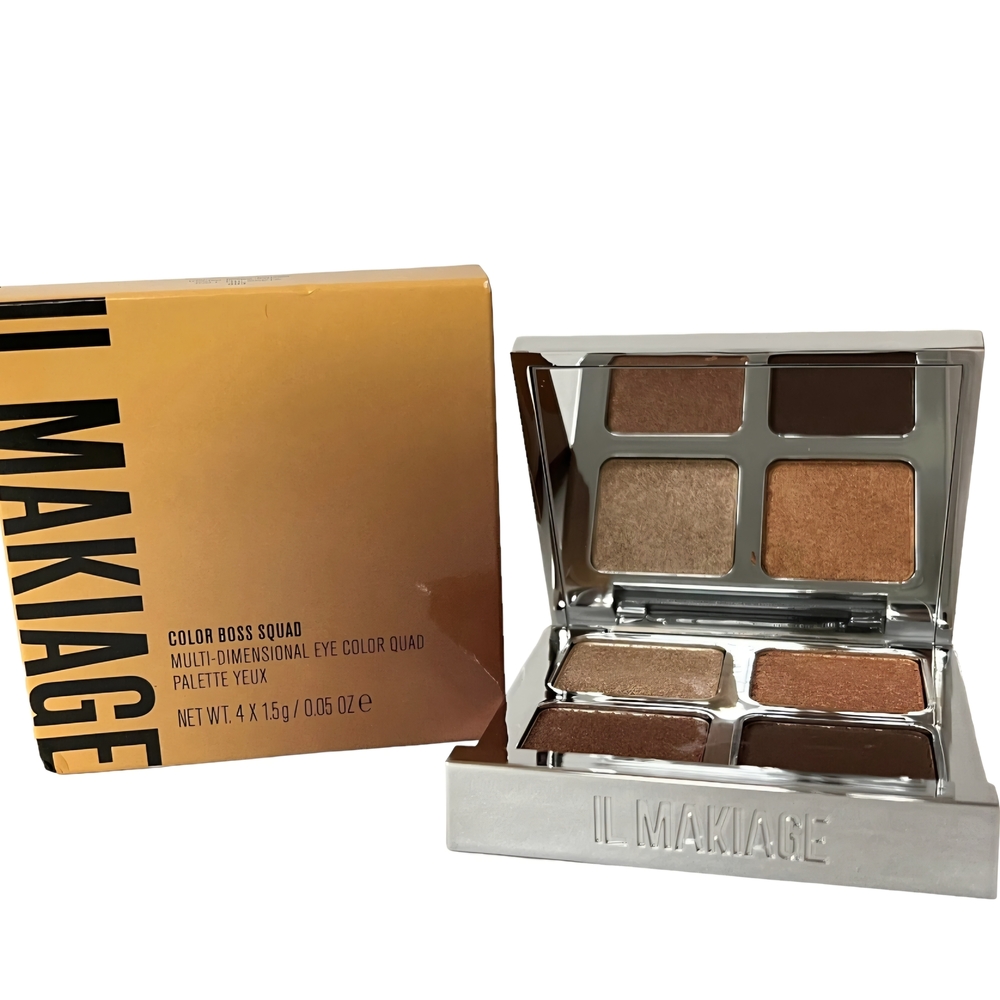 IL MAKIAGE Brown and Gold Eyeshadow Palette